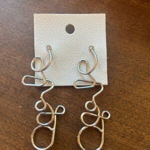 Free People silver Wire Earrings